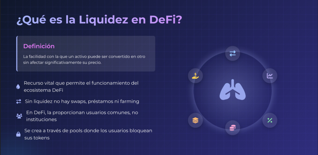 Que es la Liquidez en defi